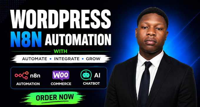 build n8n automation workflows for wordpress woocommerce ai and apis