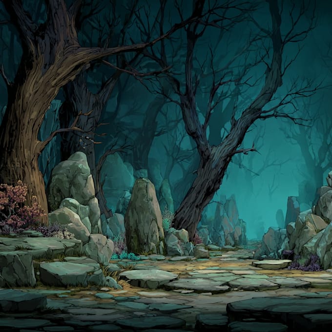 create 2d environment and game background for you
