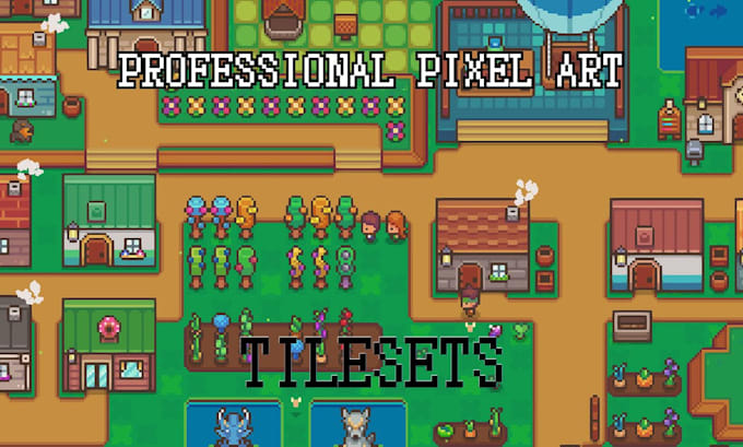 create pixel art tilesets, tilemaps and game assets for your game