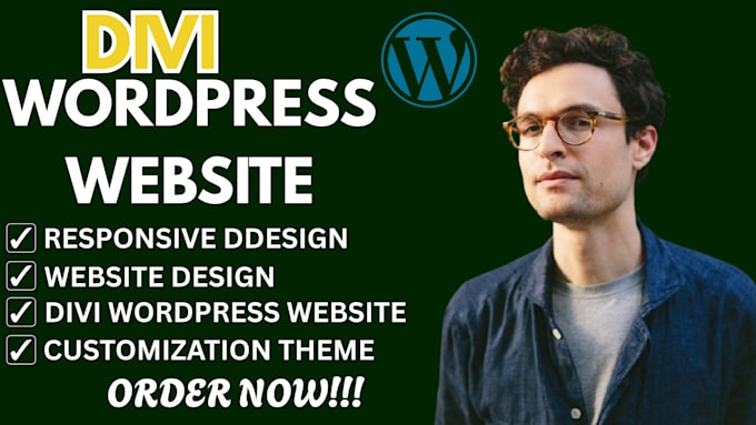 design or clone a professional wordpress website using divi theme or divi builde