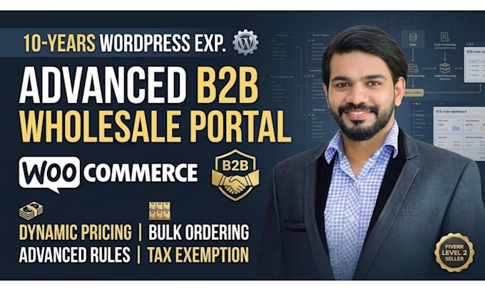 build an advanced b2b wholesale woocommerce portal