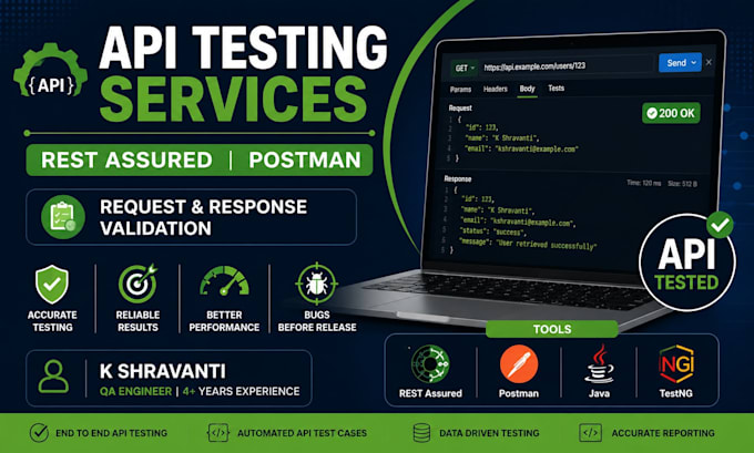 do API testing using postman and rest assured