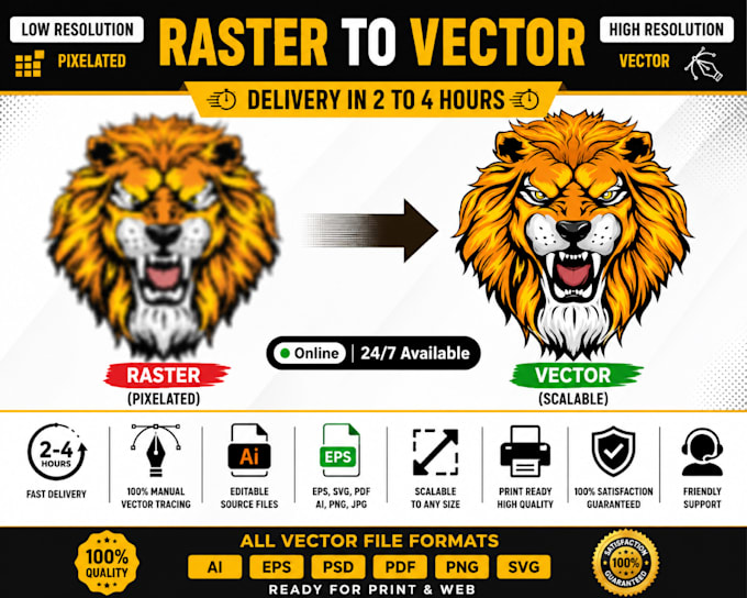 redraw, convert logo to vector, vector tracing, jpg to vector
