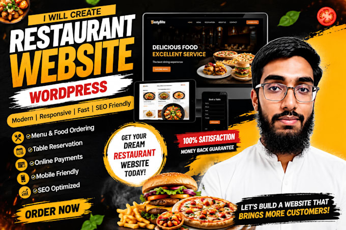build a restaurant website in wordpress