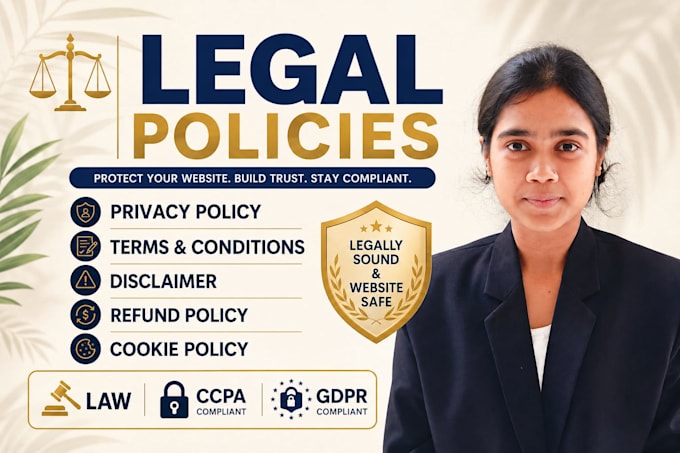 draft privacy policy and terms of service for app or website