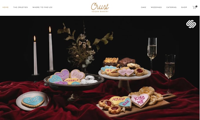 build squarespace cafe website squarespace bakery website catering website