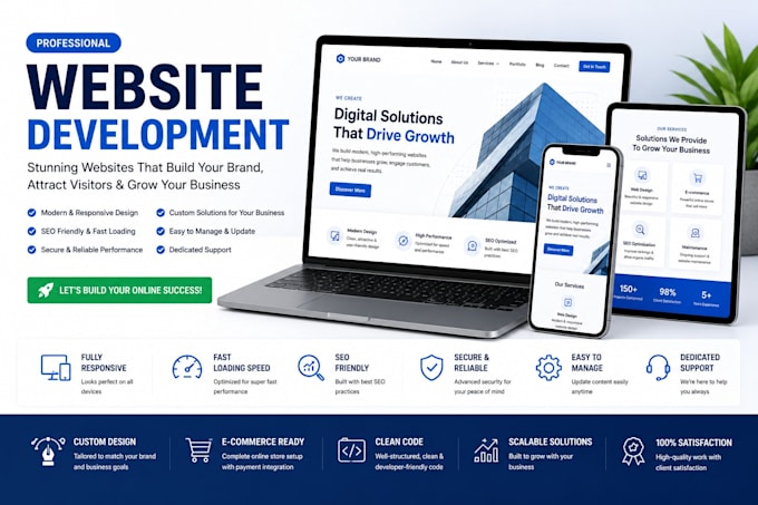build a professional corporate website for your brand
