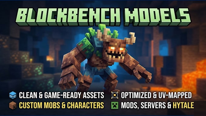 make high quality models in blockbench
