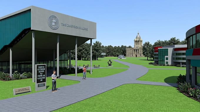 design an immersive virtual campus for frame vr and engage xr