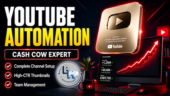 be your youtube manager and do channel SEO as channel manager