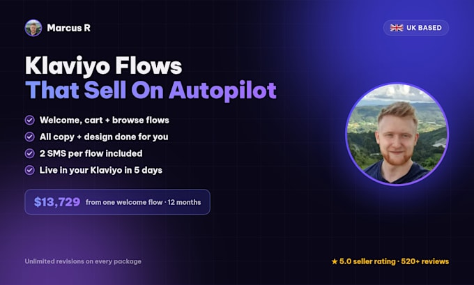 write and build klaviyo email and SMS flows for your shopify store