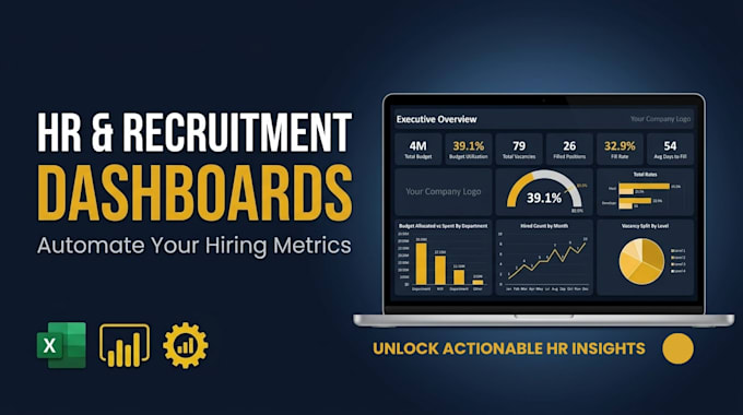 create a recruitment dashboard in excel and power bi