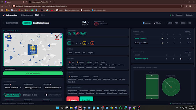 build custom cricket analysis software using ai