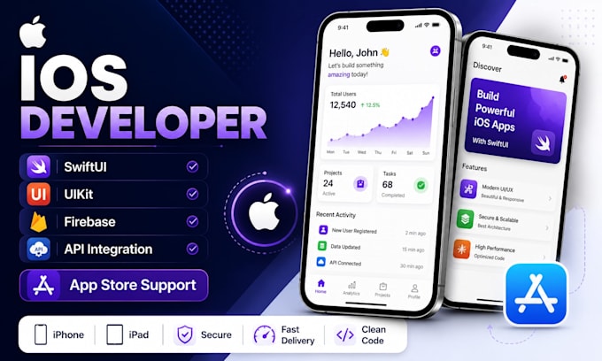 develop a custom ios app using swiftui and uikit