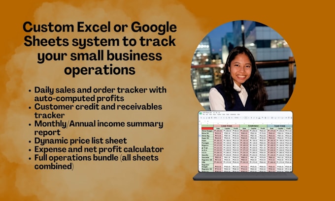 build a custom google sheets tracker for your business