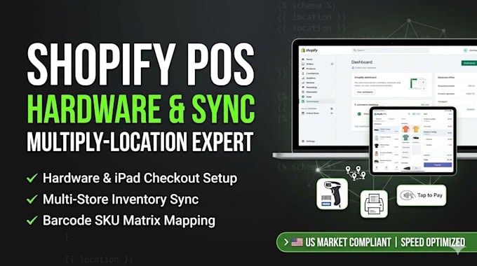 setup shopify pos hardware multi location store inventory synchronization expert