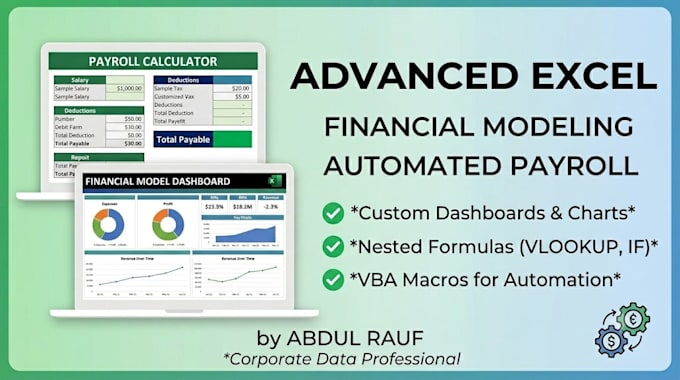 create automated excel spreadsheets, payroll calculators