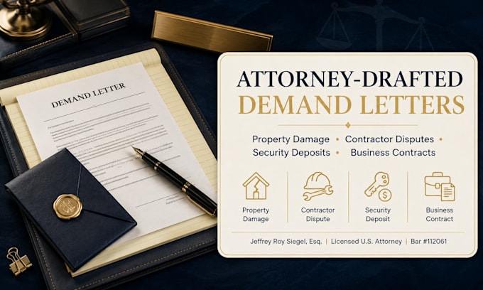 draft an attorney security deposit demand letter