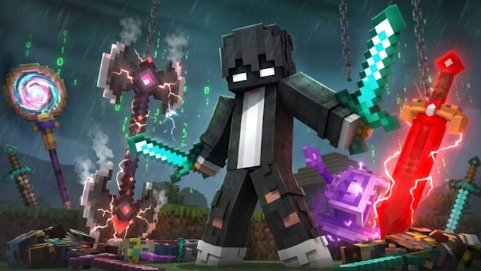 create high CTR minecraft thumbnails