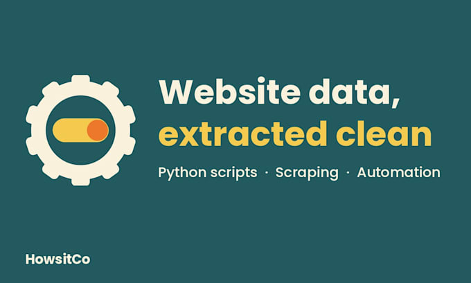scrape website data or automate tasks with python scripts