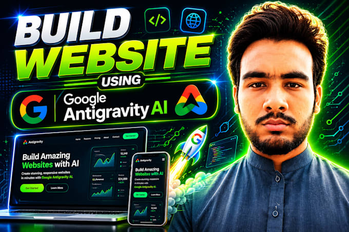 build website using antigravity ai
