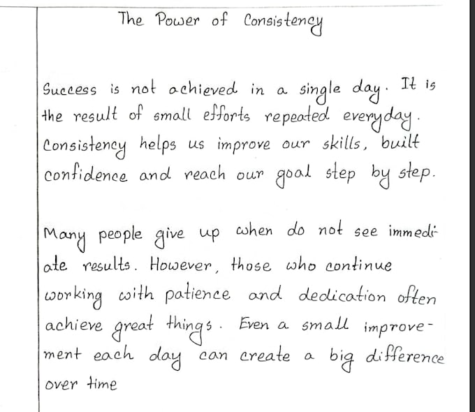 provide beautiful handwritten documents