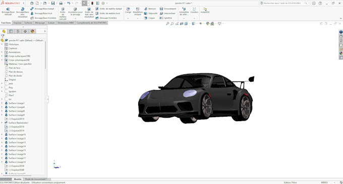 do professional 3d mechanical design and cad modeling inside solidworks