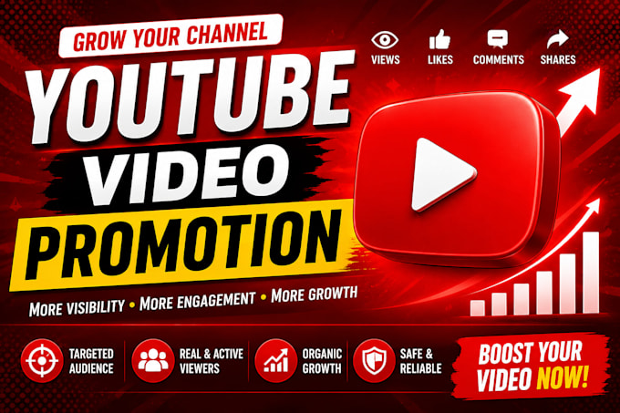 do youtube video promotion and increase real engagement