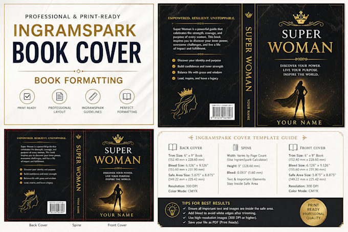 fix resize amazon KDP, ingramspark book cover