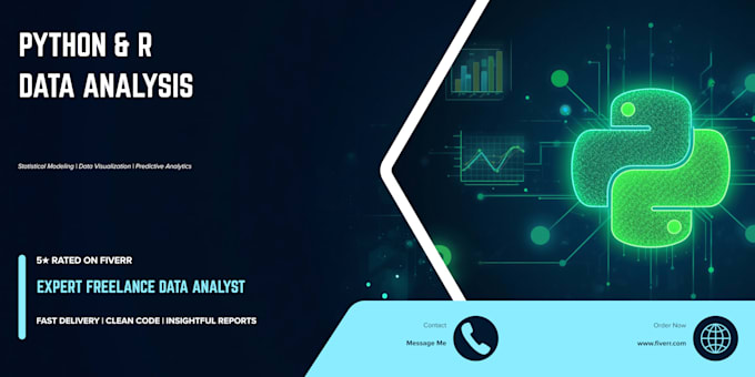 do python and r data analysis, statistical modeling, and visualization