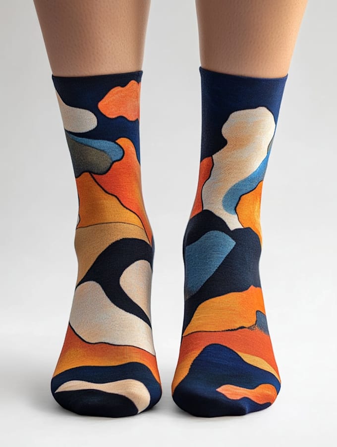 design a unique socks design