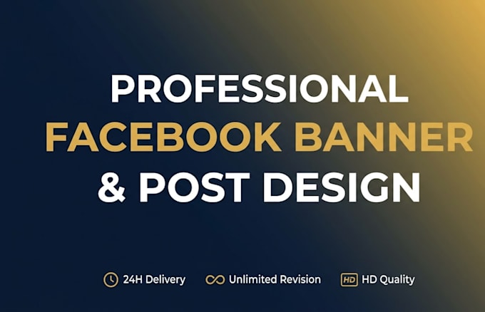 design professional facebook banner and post