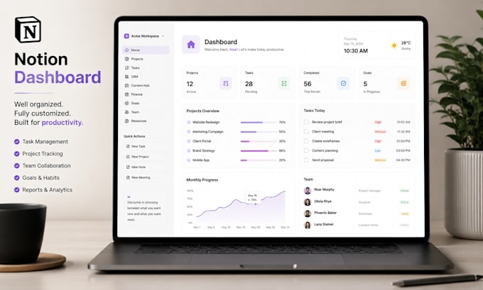 notion template design notion dashboard notion automation notion expert notion