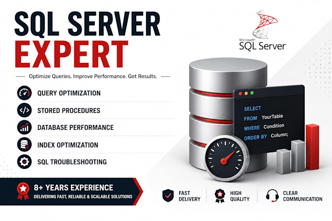 optimize sql server queries and improve database performance