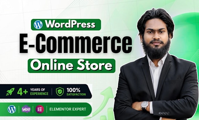 build a responsive wordpress ecommerce website for your online store