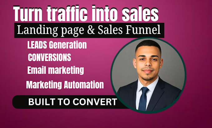 design a high converting landing page and sales funnel for your business