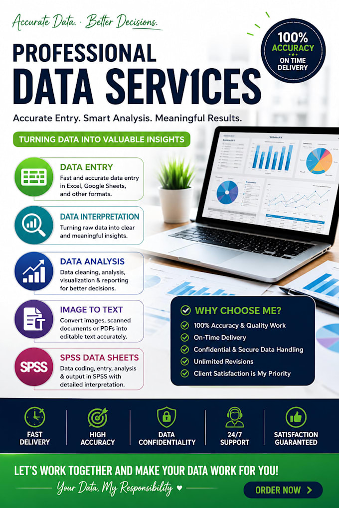 do data entry, data interpretation, data analysis,