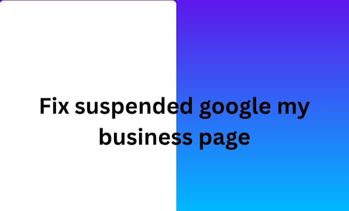 fix google my business suspension