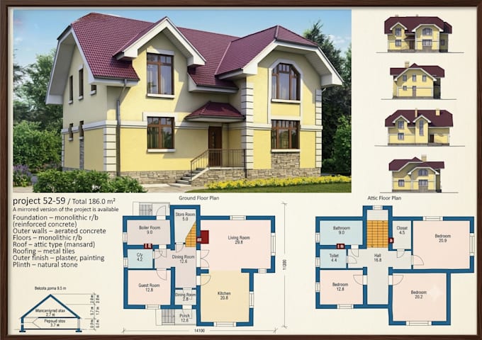 house plans 3d models and architectural renderings bim