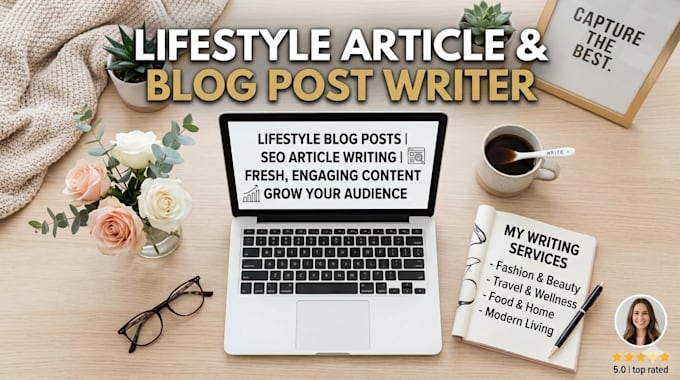 write SEO optimized blog posts and articles for you