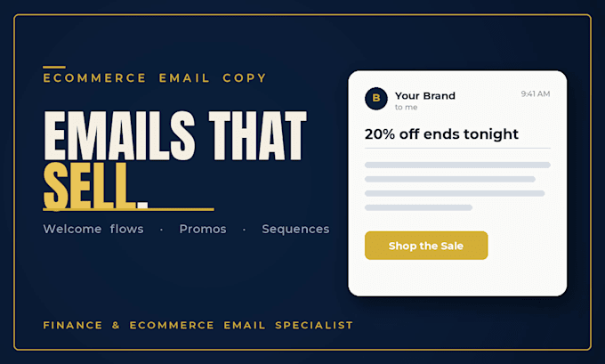 write high converting ecommerce email copy that sells