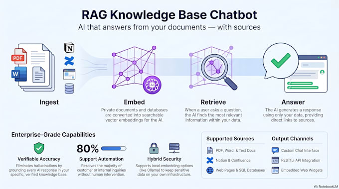 build a rag knowledge base ai chatbot for your documents and data