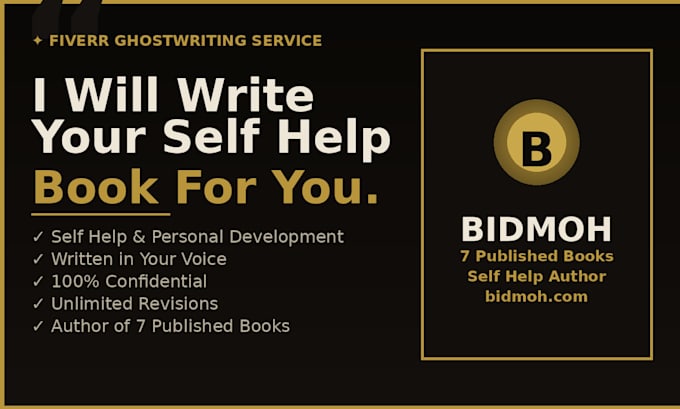 ghostwrite your self help or personal development book