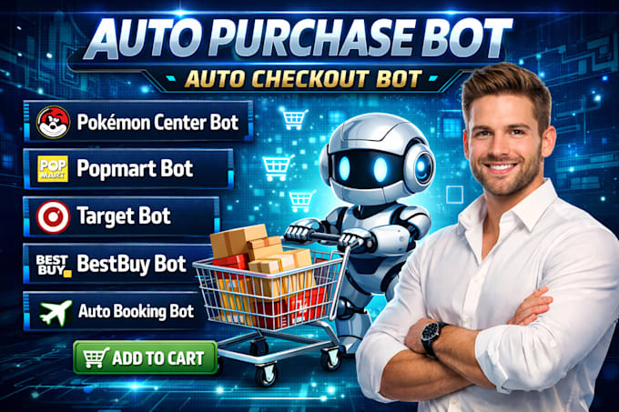 do shopping bot, auto purchase bot, checkout bot, restock bot, pokemon bot