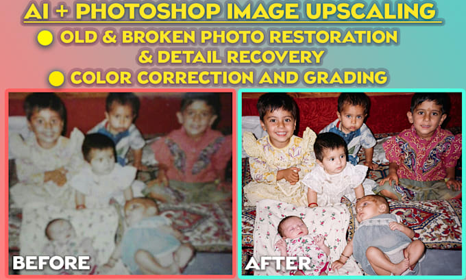 upscale and enhance your low resolution images