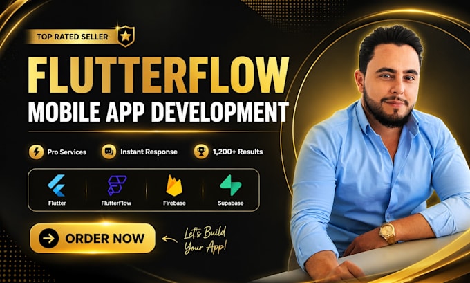 build flutterflow mobile app, mvp, saas app, ai app, android and ios app
