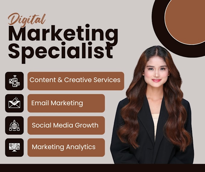 be your marketing specialist