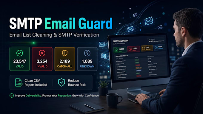 clean your email list using SMTP email guard verification
