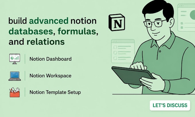 build advanced notion databases, formulas, and relations