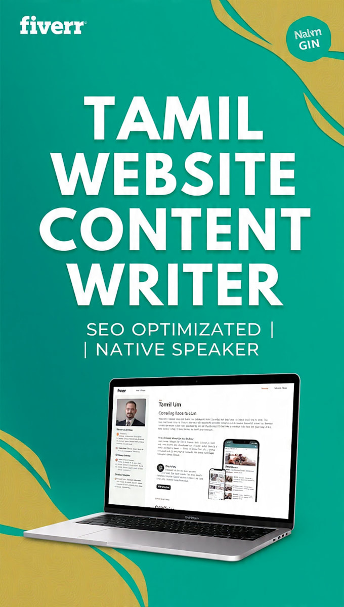 write engaging tamil website content and SEO blog posts